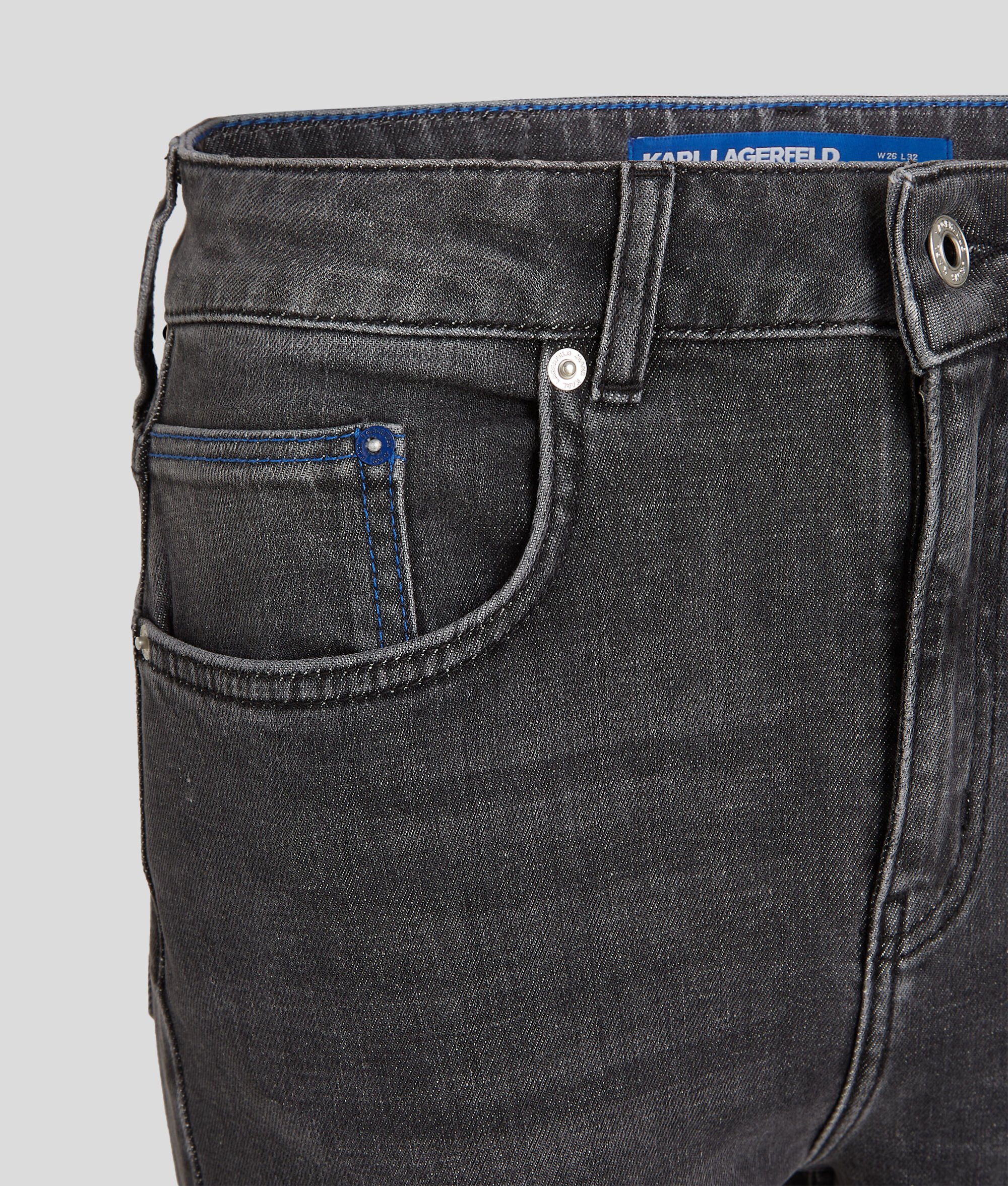 (image for) Premium-Grade KLJ High-Rise Straight Jeans